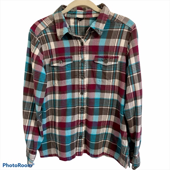 Patagonia Tops - Patagonia Organic Cotton Plaid Flannel Button Down Shirt 6